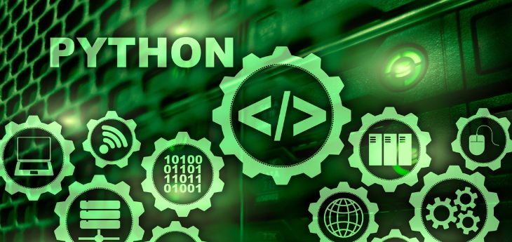 Python Programming Icons Green